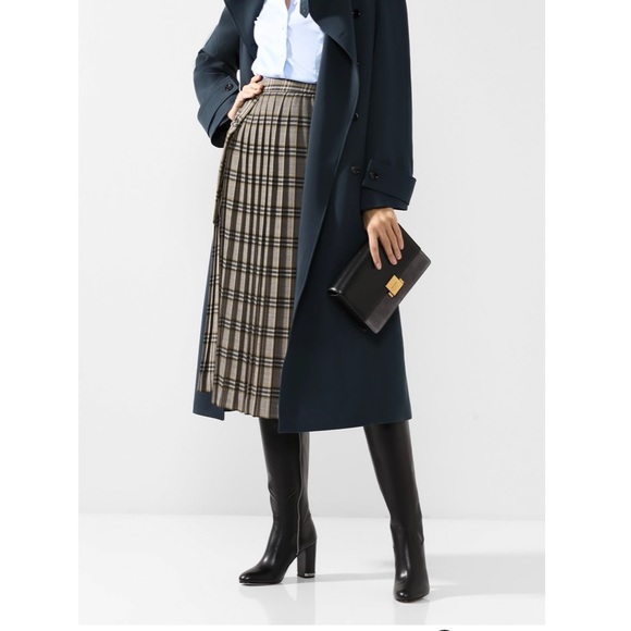 High Knee Leather Boots 9.5 - for skinny legs - Picture 2 of 15